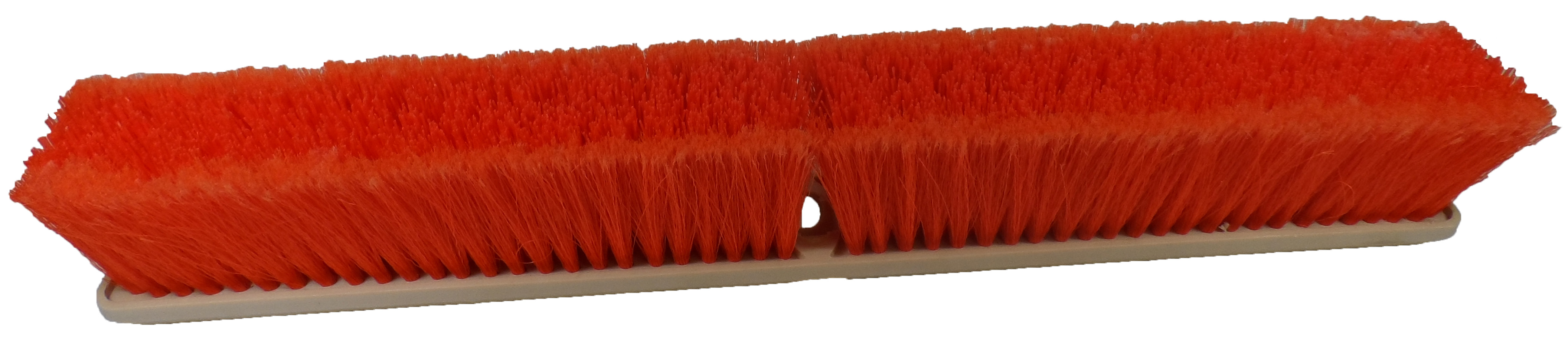 (image for) 18" Flagged Orange Border / Stiff Orange Center Floor Brush, case of 12